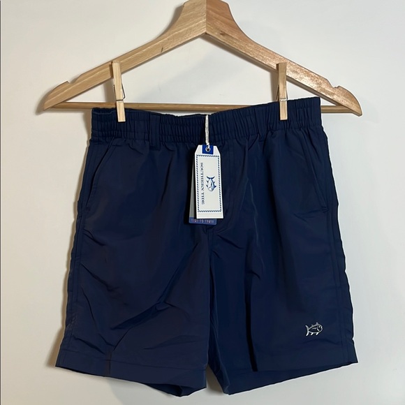 NEW Southern Tide Kids 8-10 Navy Blue Athletic Shorts - Picture 6 of 6